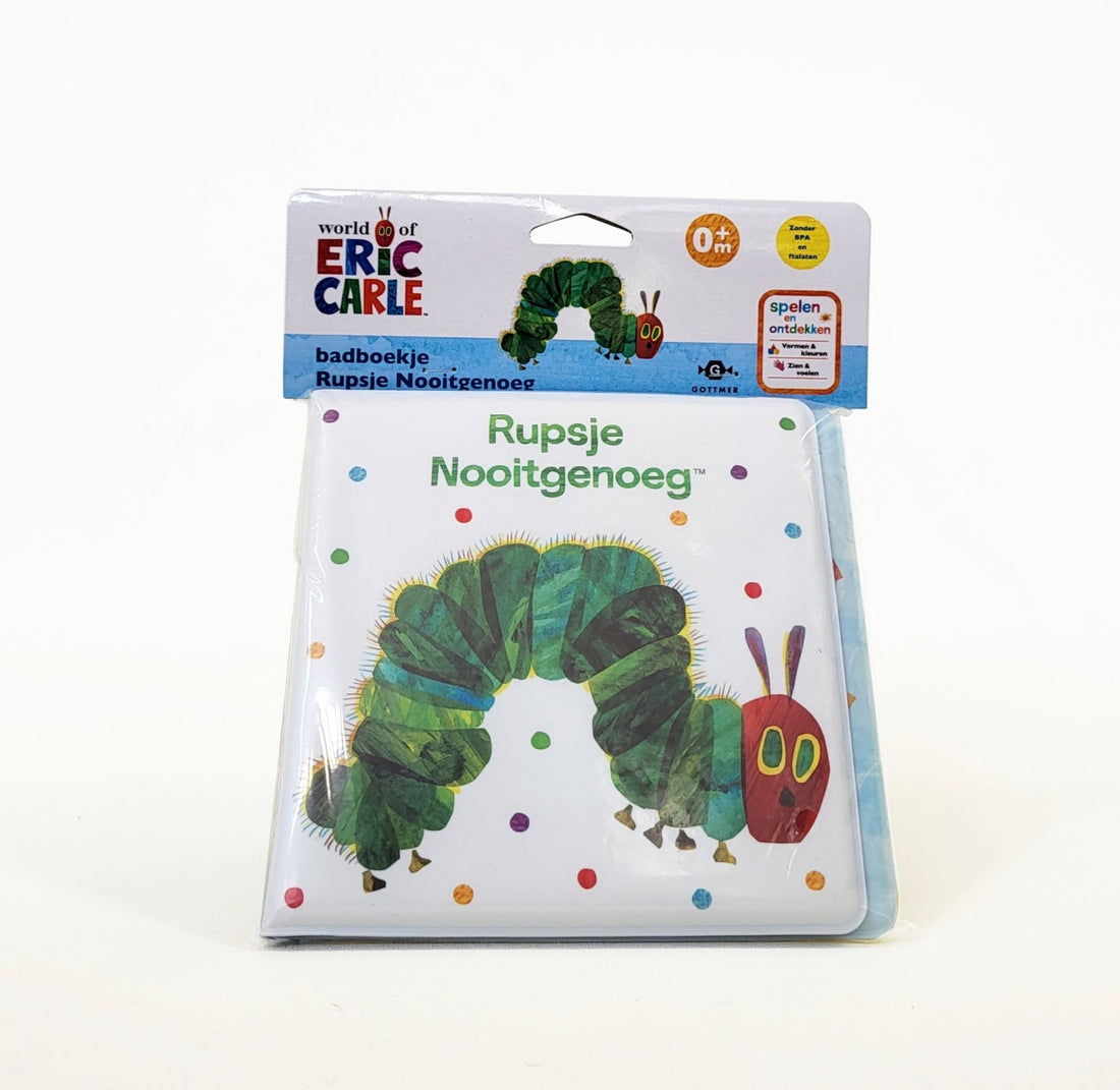 BadBoekje - Rupsje Nooitgenoeg - Eric Carle - BezigeBijtjes