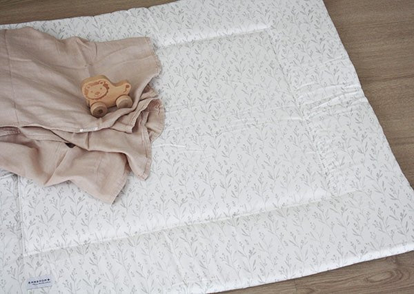 Bamboom Boxkleed 80 x 100 cm - Primavera - Wit - BezigeBijtjes