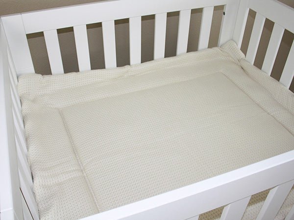 Bamboom Boxkleed - 80 x 100 cm - Soft Stone - Cream - Licht Grijs - BezigeBijtjes