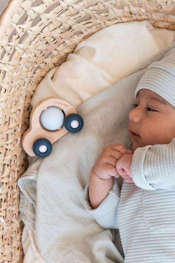 Bamboom Rammelaar Auto - BezigeBijtjes