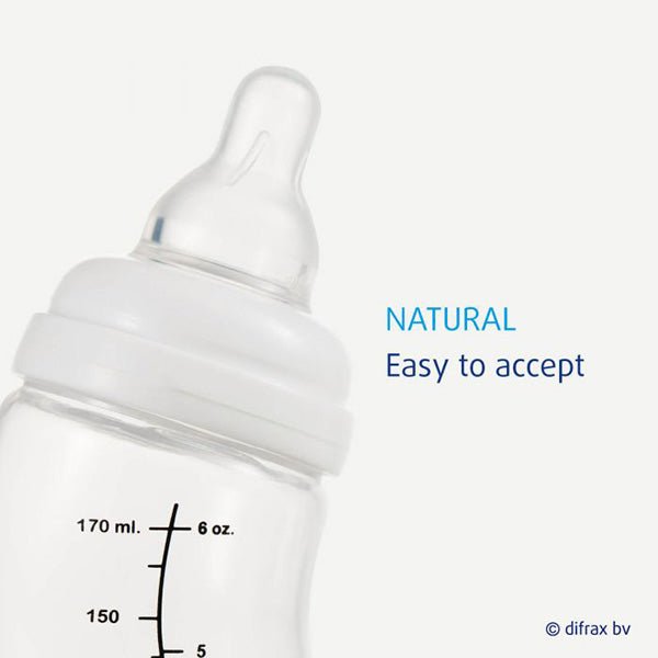 Difrax S-Babyfles met Anti-colic - Natural Creme - 0 maanden - BezigeBijtjes