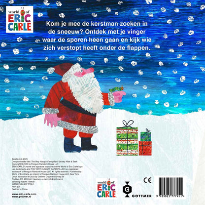 Flapjesboek - Rupsje Nooitgenoeg zoek en vind in de Sneeuw - Eric Carle - BezigeBijtjes