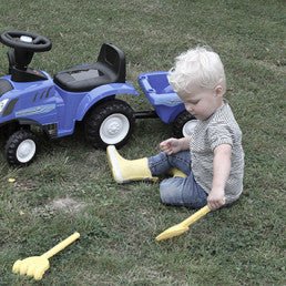 Happy Baby Loopauto - Tractor met aanhanger - 1 tot 4 jaar - BezigeBijtjes