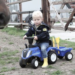 Happy Baby Loopauto - Tractor met aanhanger - 1 tot 4 jaar - BezigeBijtjes