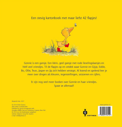 Karton Flapjesboek - Gonnie en Vriendjes in Ganzenpas - Olivier Dunrea - BezigeBijtjes