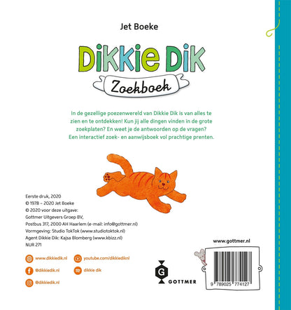 KartonBoek - Dikkie Dik Zoekboek - Jet Boeke - BezigeBijtjes
