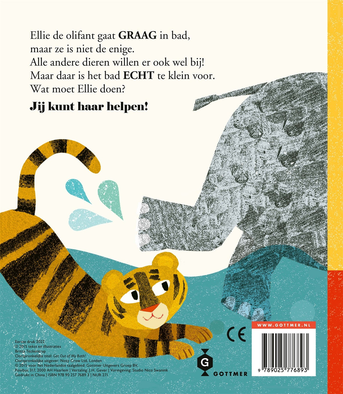 KartonBoek - En nu mijn Bad uit! - Britta Teckentrup - BezigeBijtjes