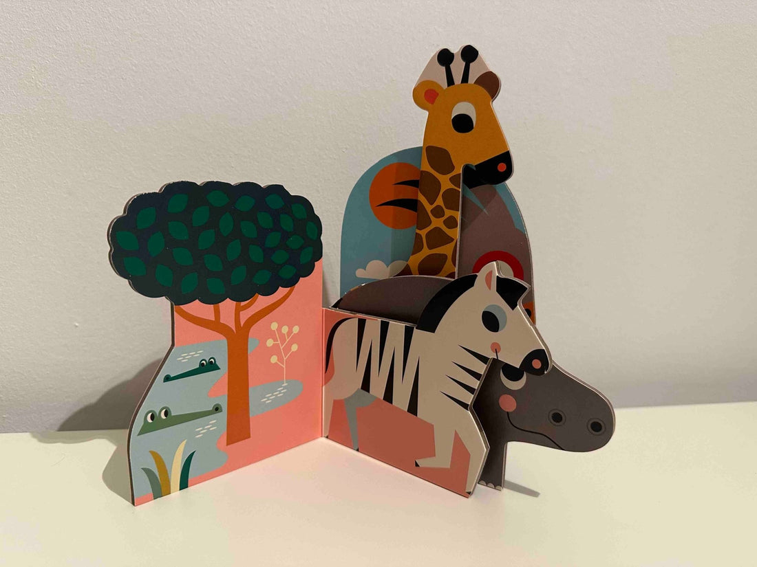 KartonBoek - In Afrika - Ingela P. Arrhenius - BezigeBijtjes