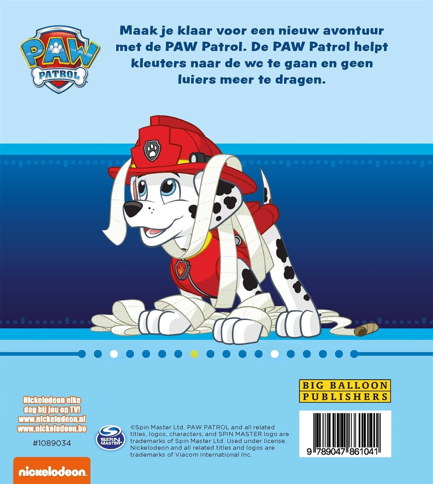 Kartonboek - Paw Patrol - De Wc Patrol - BezigeBijtjes