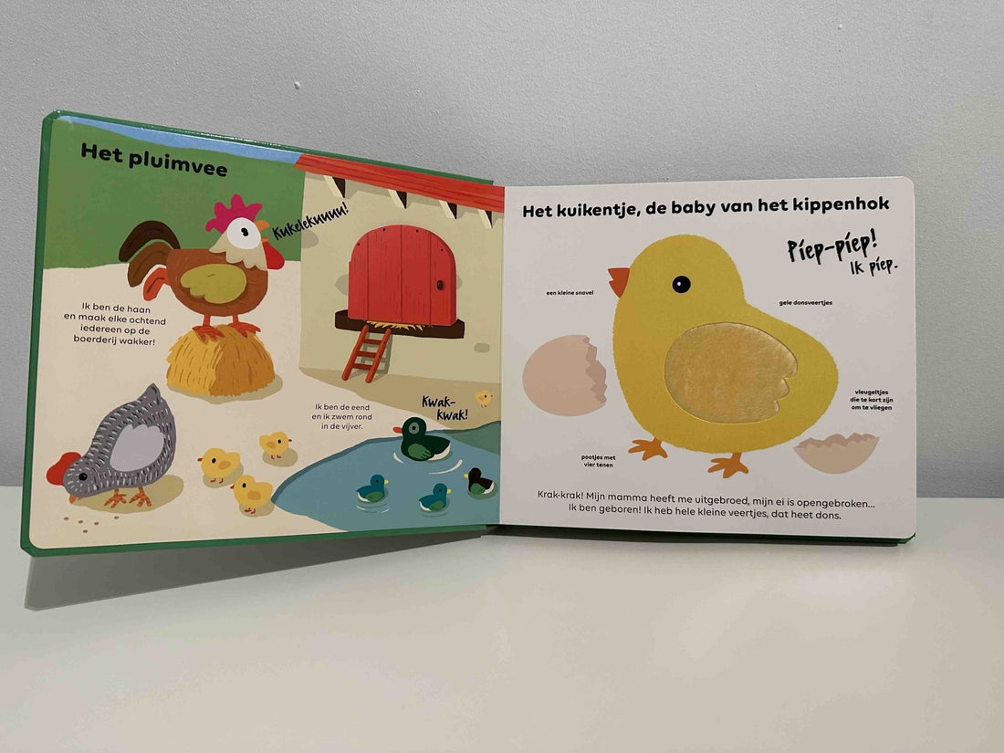 KartonBoek - Zo voelt het op de Boerderij - Xavier Deneux - BezigeBijtjes