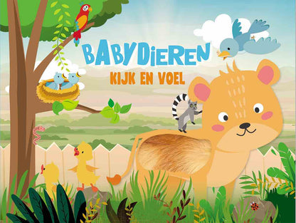 KartonBoekje - Kijk en Voel - Babydieren - Lantaarn Publisher - BezigeBijtjes