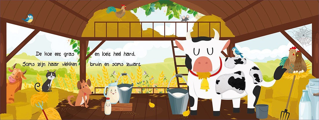 KartonBoekje - Kijk en Voel - Boerderijdieren - Lantaarn Publisher - BezigeBijtjes