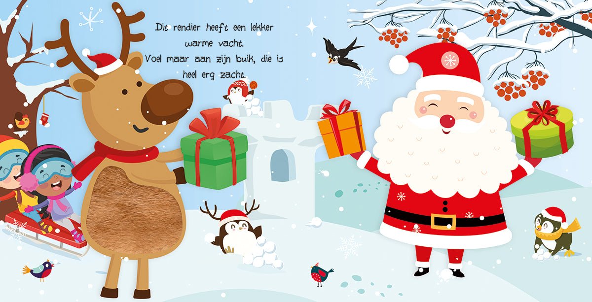 KartonBoekje - Kijk en Voel - Kerstmis - Lantaarn Publisher - BezigeBijtjes