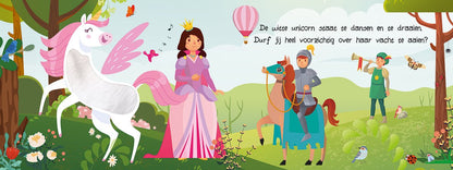 KartonBoekje - Kijk en Voel - Unicorns en Princessen - Lantaarn Publisher - BezigeBijtjes