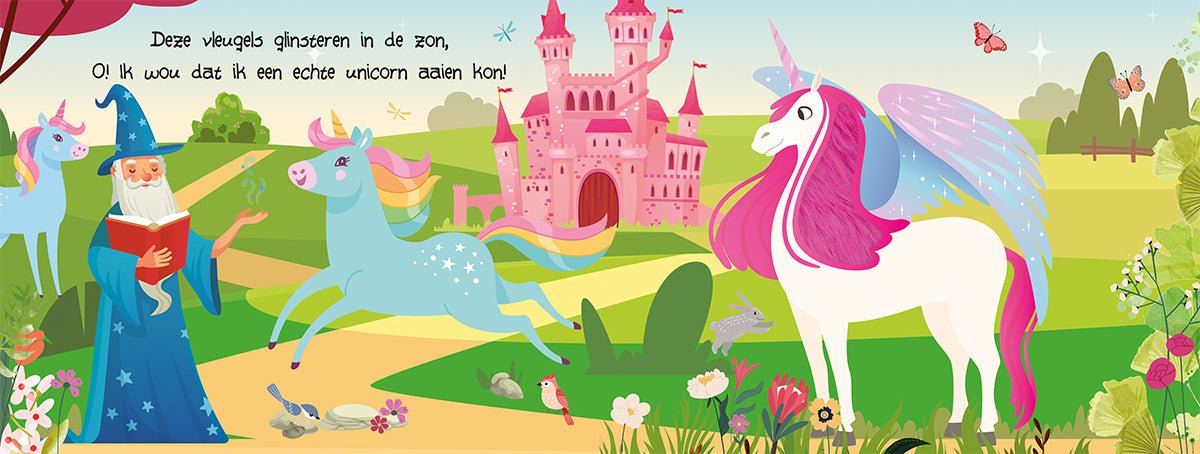 KartonBoekje - Kijk en Voel - Unicorns en Princessen - Lantaarn Publisher - BezigeBijtjes