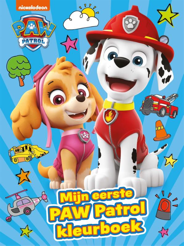Kleurboek - Paw Patrol - Mijn eerste Paw Patrol Kleurboek - BezigeBijtjes