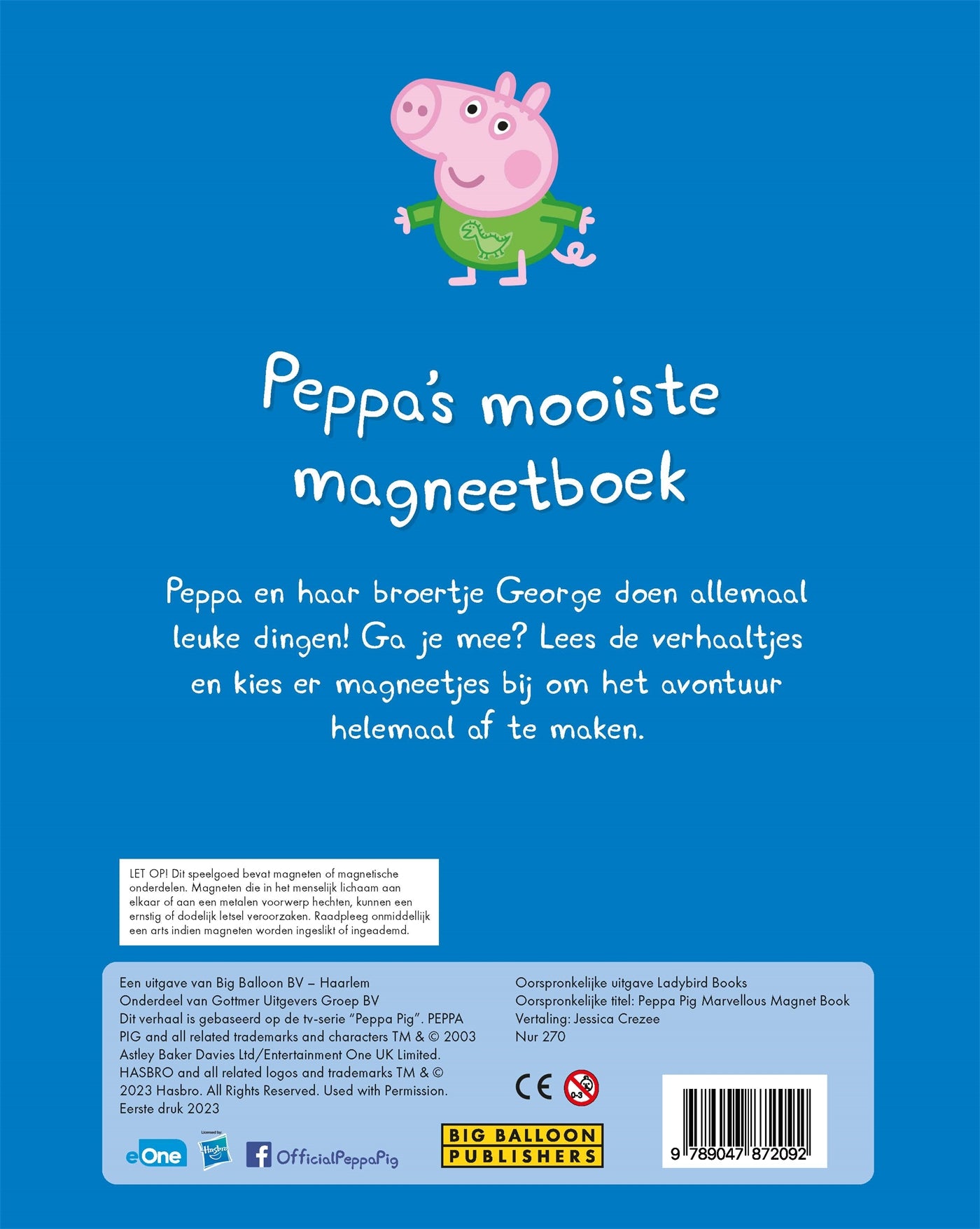 Magneetboek - Peppa Pig - Peppa&