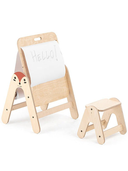 MamaToyz Houten Kleuterstet Vos (inclusief Krukje) - BezigeBijtjes