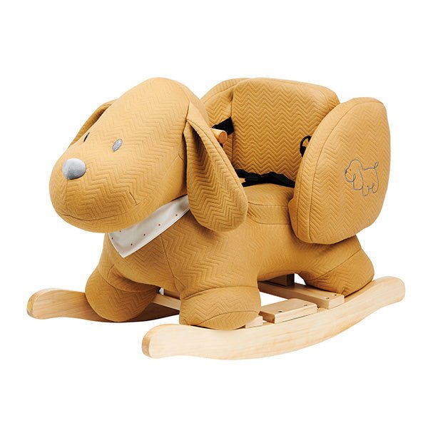Nattou Hobbeldier Hond Charlie Caramel 65x 35 cm - BezigeBijtjes
