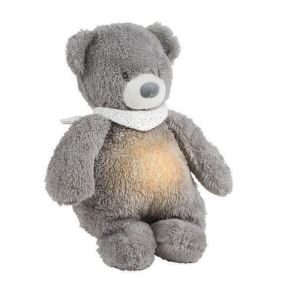 Nattou nachtlamp Beer Grijs 30 cm - BezigeBijtjes