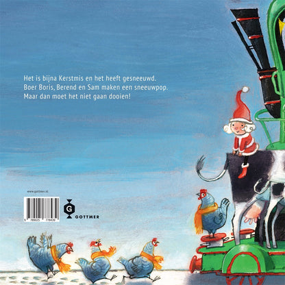 Prentenboek Hardcover - Boer Boris en de Sneeuwpop - Ted van Lieshout - BezigeBijtjes