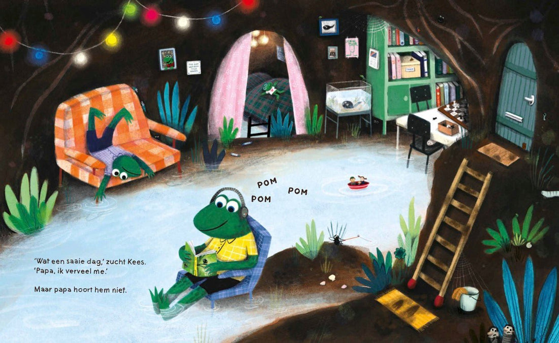 Prentenboek Hardcover - Kom mee, Kees - Loes Riphagen - BezigeBijtjes