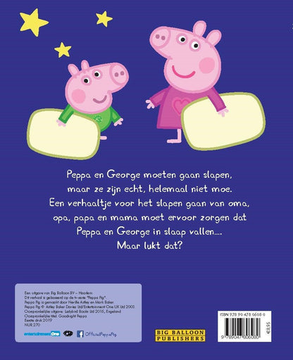 Prentenboek Hardcover - Peppa Pig - Slaap lekker Peppa - Neville Astley - BezigeBijtjes