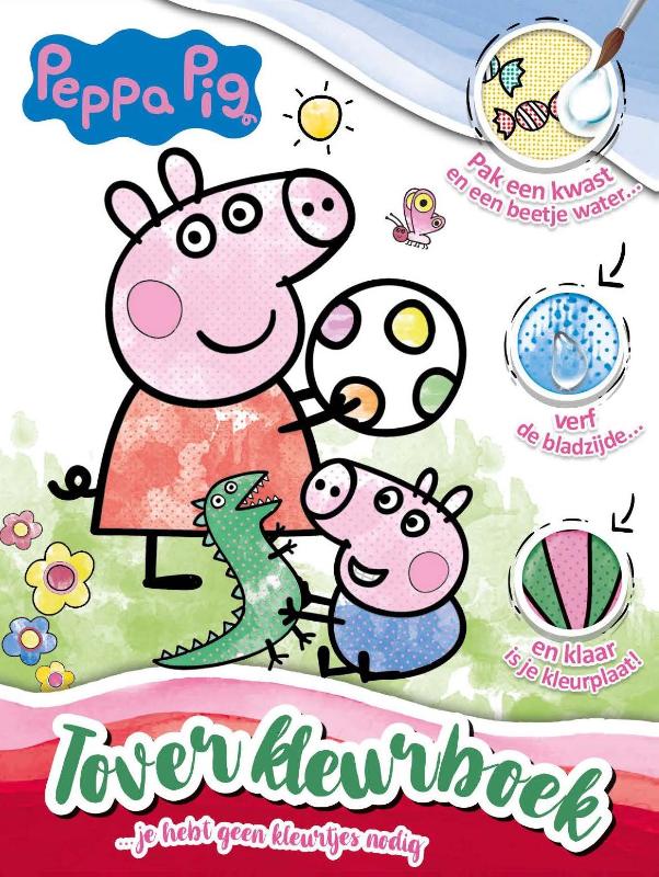 Toverkleurboek - Peppa Pig - Neville Astley - BezigeBijtjes